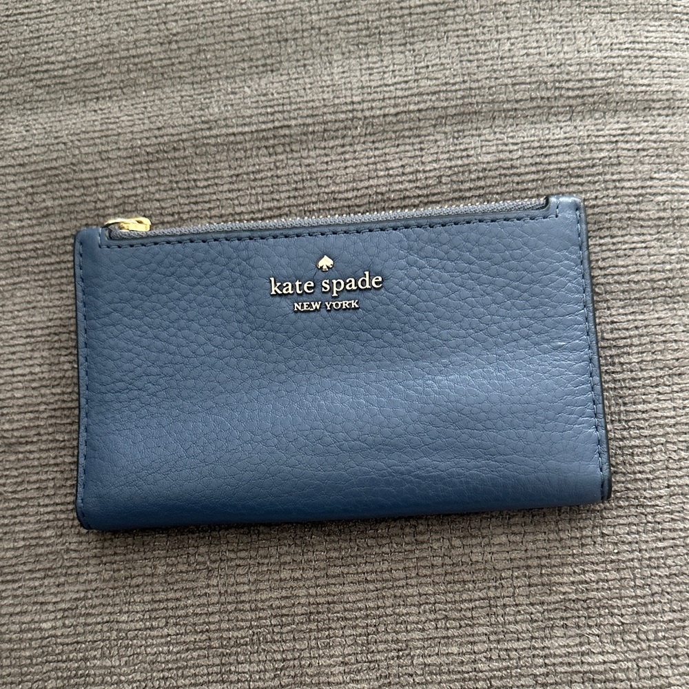 Kate Spade Navy Leather Pouch